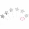 Toppers Estrelas Glitter Prateado